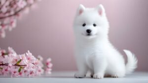 fluffy puppy big hair dog
